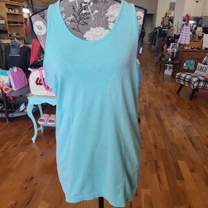 ZYIA Turquoise Copper Charged Tank Size Large